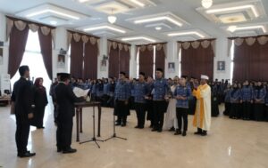 Bupati Kapuas Lantik PNS dan Pejabat Fungsional, Tekankan Integritas dan Pelayanan Prima